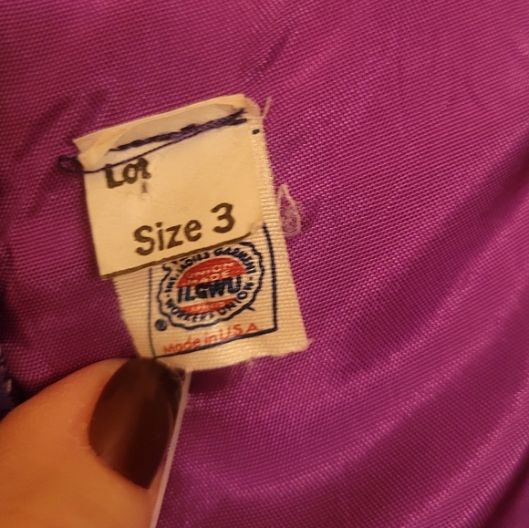 Vintage - Purple Union Label Off the Shoulder Wiggle Maxi‎ Dress - Picture 9 of 9